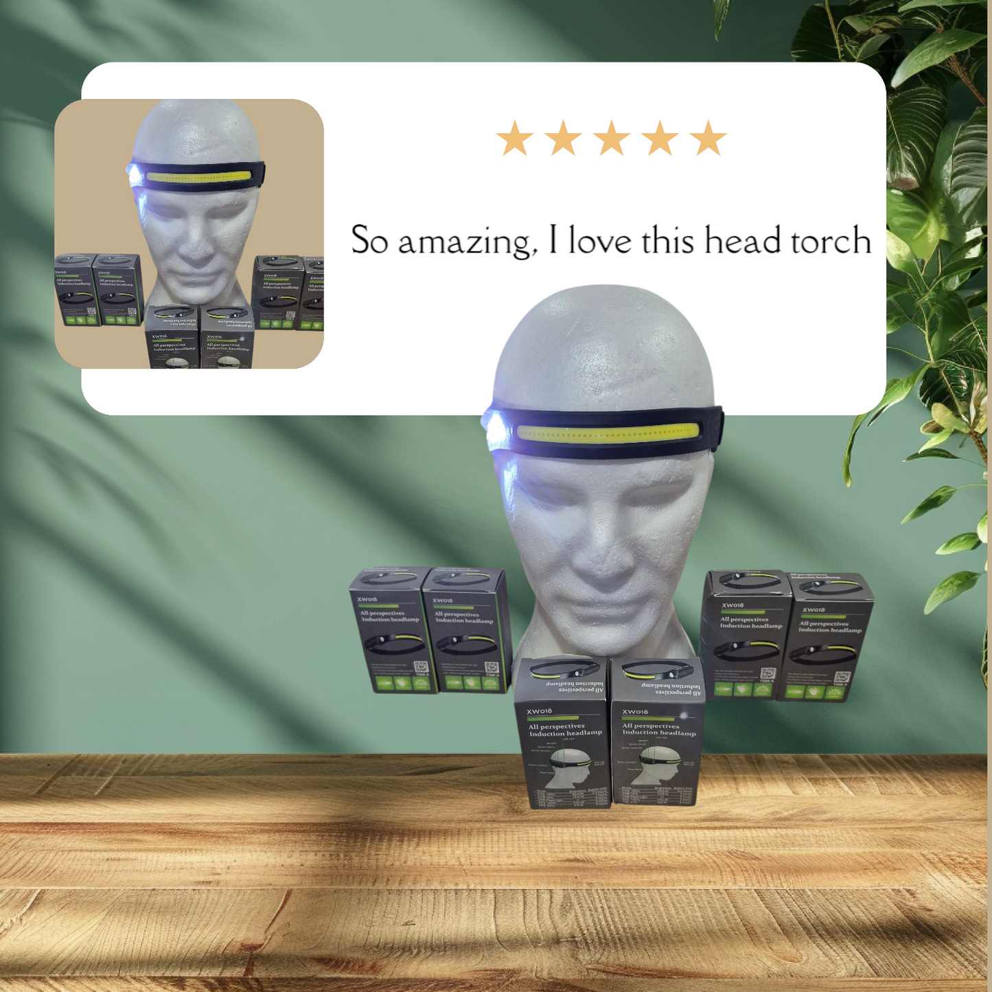 Head Torch - Single LED strip