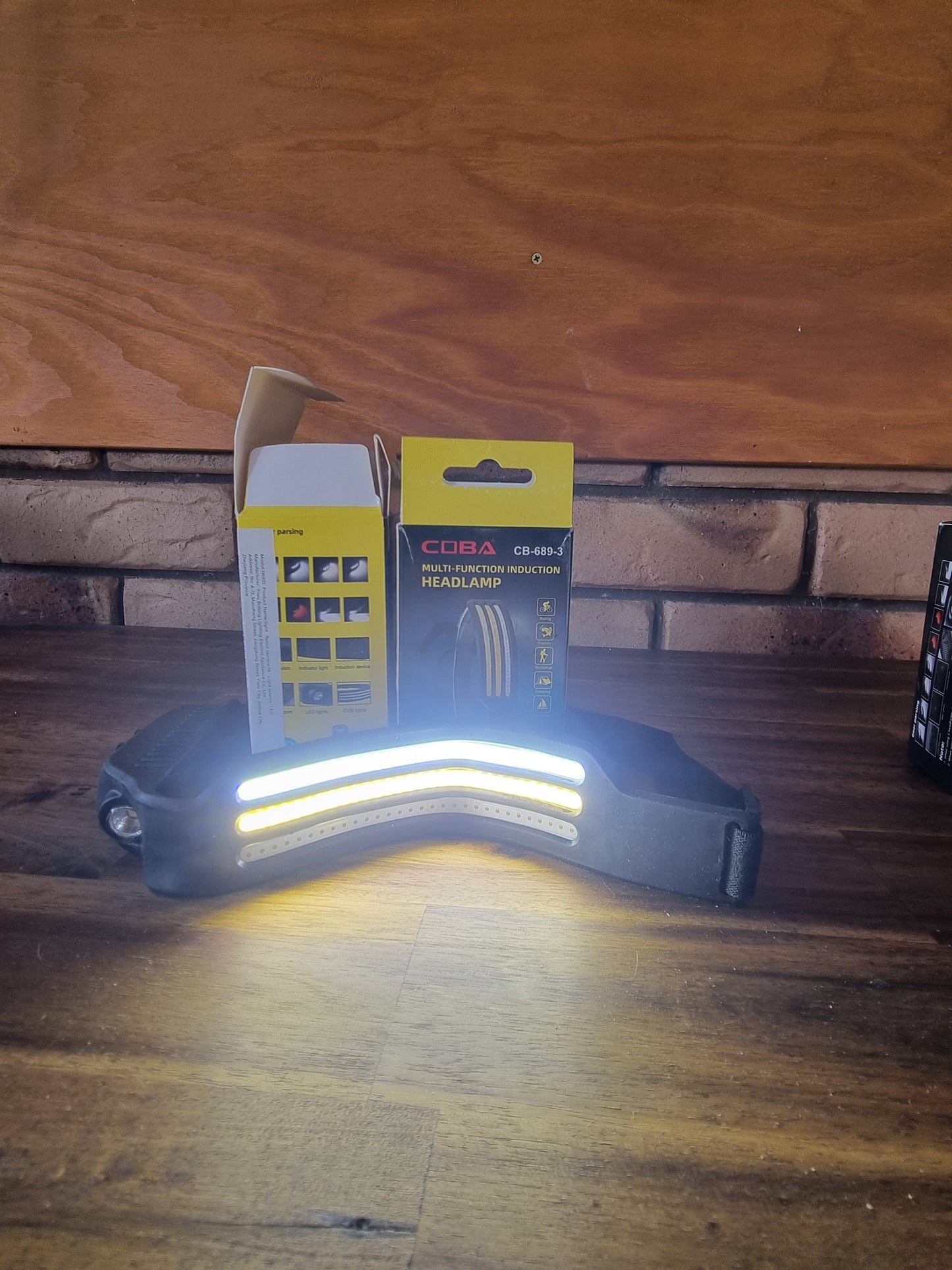 Head Torch - 3x LED strips