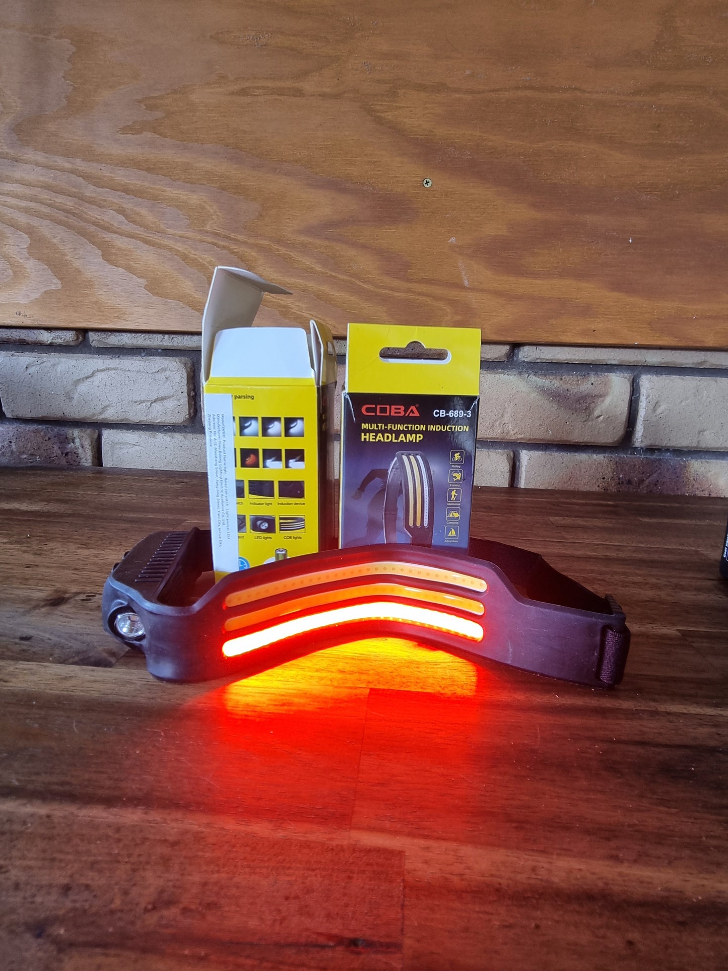 Head Torch - 3x LED strips