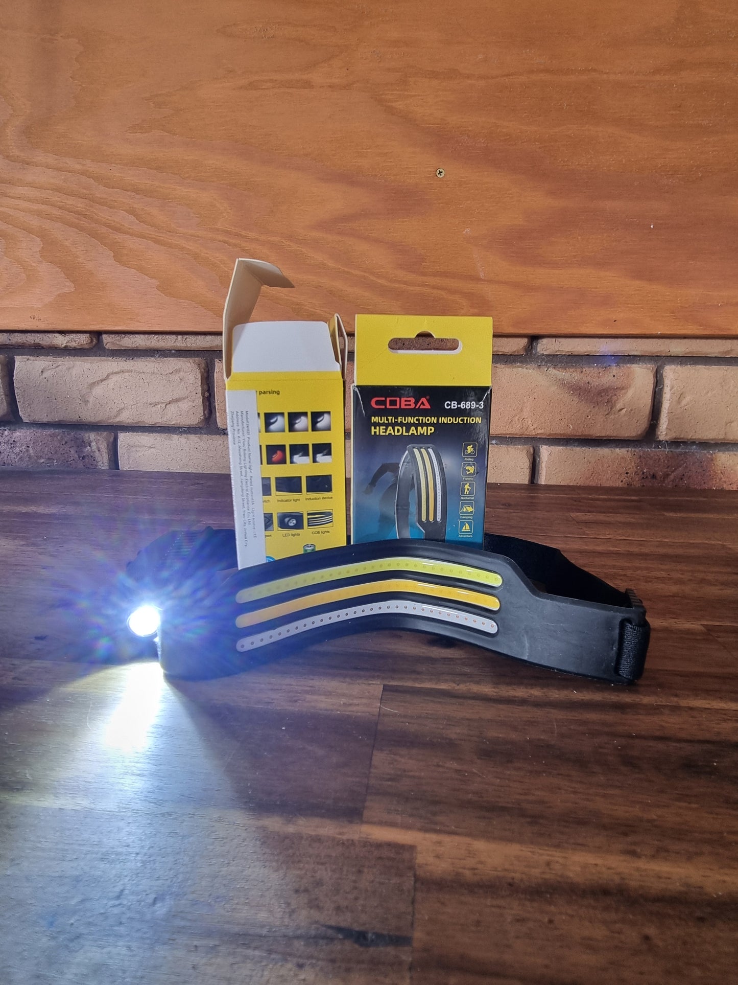 Head Torch - 3x LED strips