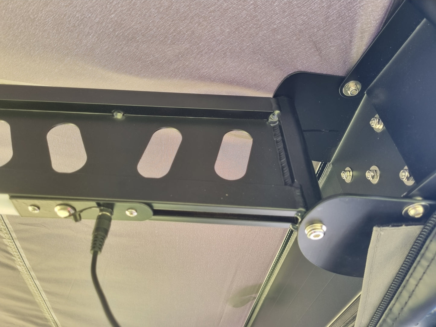 The Escape 180 degree 2m Free Standing Awning