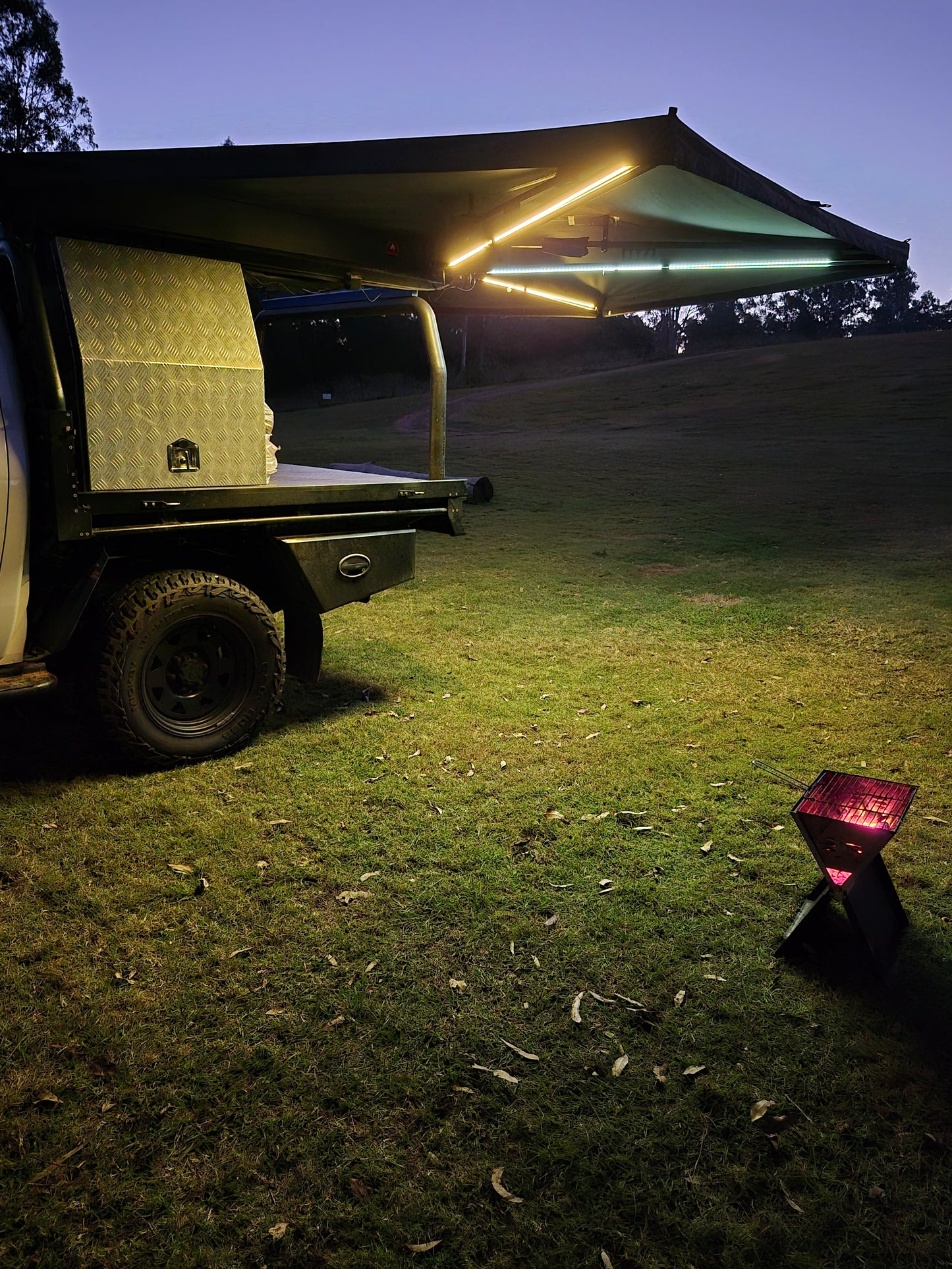 The Escape 270 degree Free Standing Awning